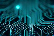 Abstract circuit board pattern